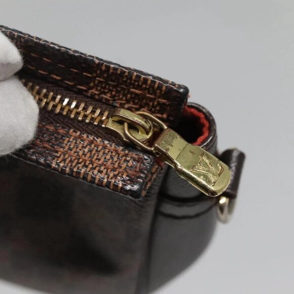 LOUIS VUITTON Damier Ebene Trousse Makeup Pouch - Picture 12 of 15